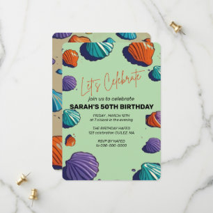 Let's Celebrate Invitation Template, Editable Surp