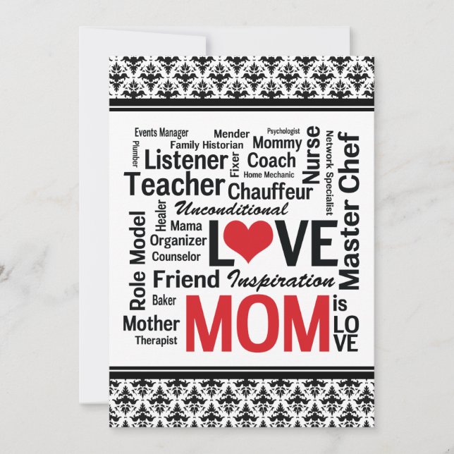 Let's Celebrate Mum! Mother's Day /Mum's Birthday Invitation (Front)