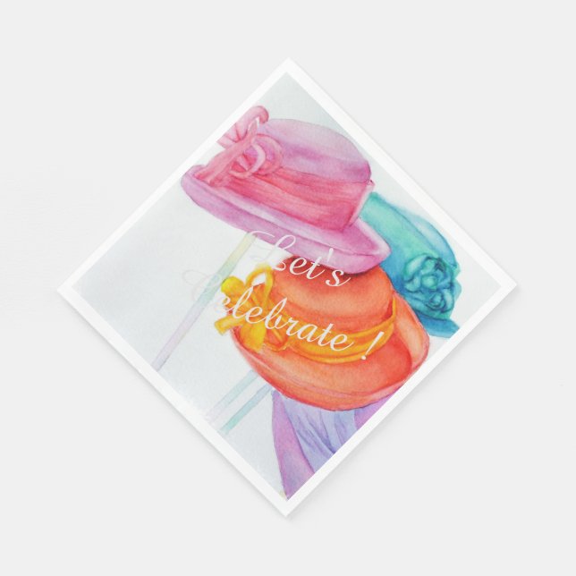 Let's Celebrate Napkin (Corner)