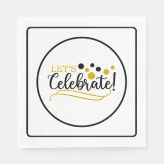 Lets Celebrate Napkin
