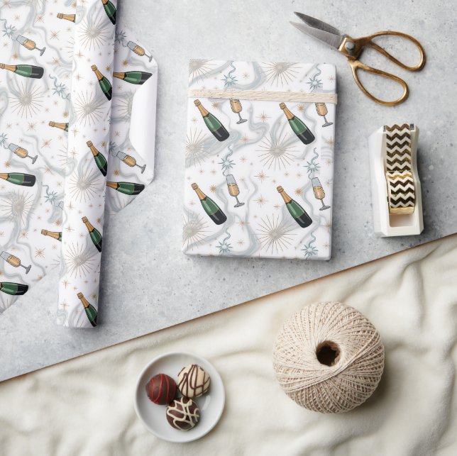 Let's Celebrate New Years  Wrapping Paper (Crafts)