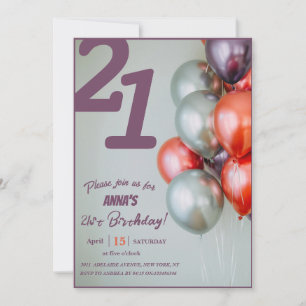 "Let's celebrate! : Personalised Party Invitation" Invitation