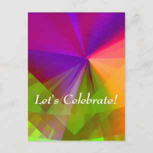 Let's Celebrate! Postcard
