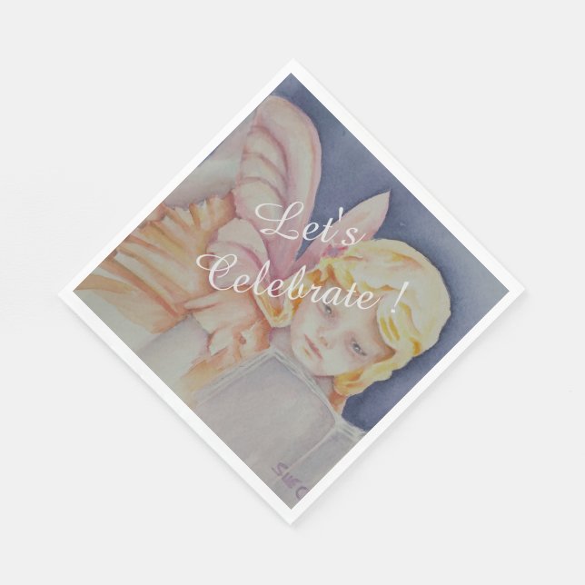 Let's Celebrate Reading Napkin (Corner)