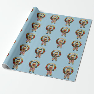 Let's Celebrate Red White and Blue Wrapping Paper