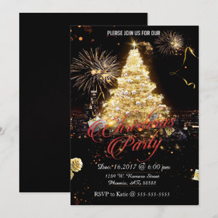 Let's Celebrate The Holidays Invitation
