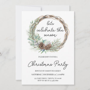 Let's Celebrate the Season Holiday Party Invitation