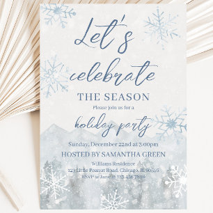 Let's Celebrate the Season Holiday Party Invitation