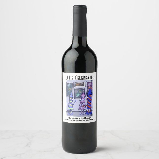 Let's Celebrate Wine Label (Front)