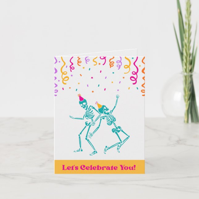 Let's Celebrate You! Chiropractic Birthday Card (Front)