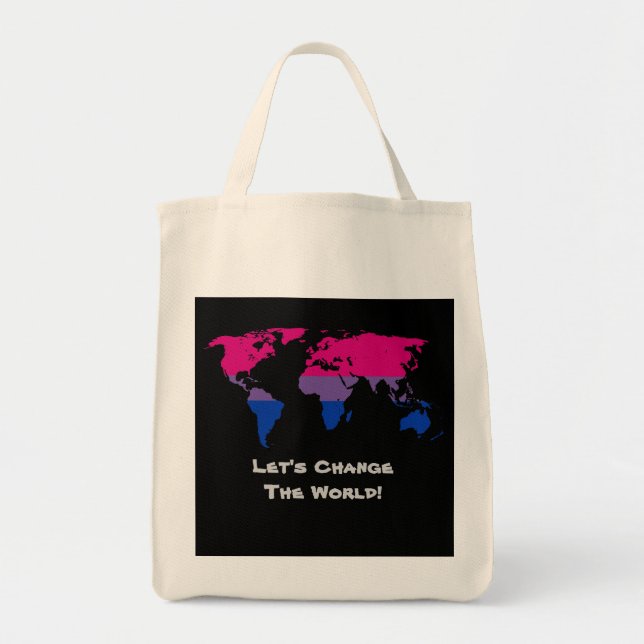 Let's Change the World  Tote Bag (Front)