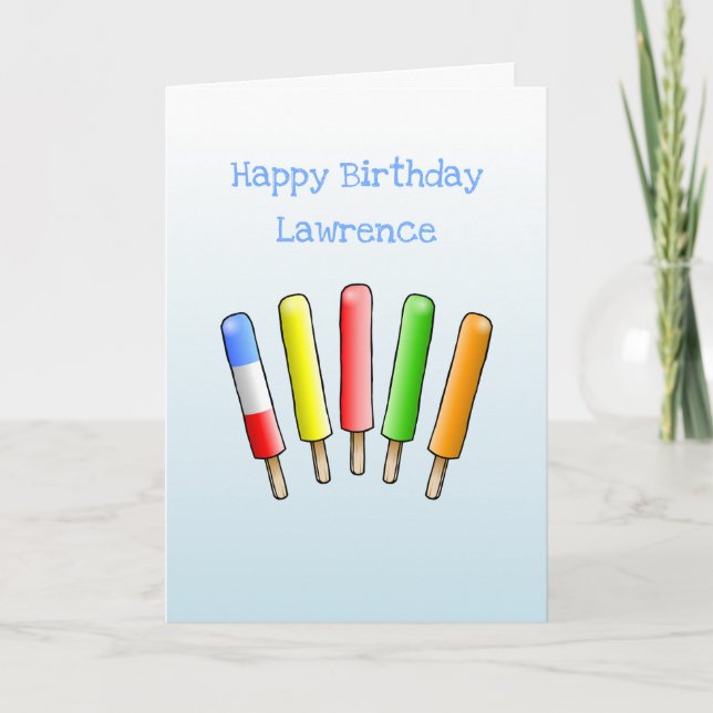 Let's Chill Birthday Card (Front)