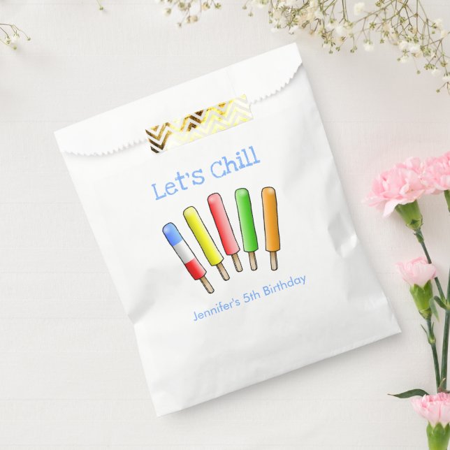 Let's Chill Birthday Favour Bags (Sealed)