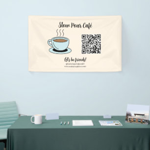 Let's Connect QR Code Business Banner