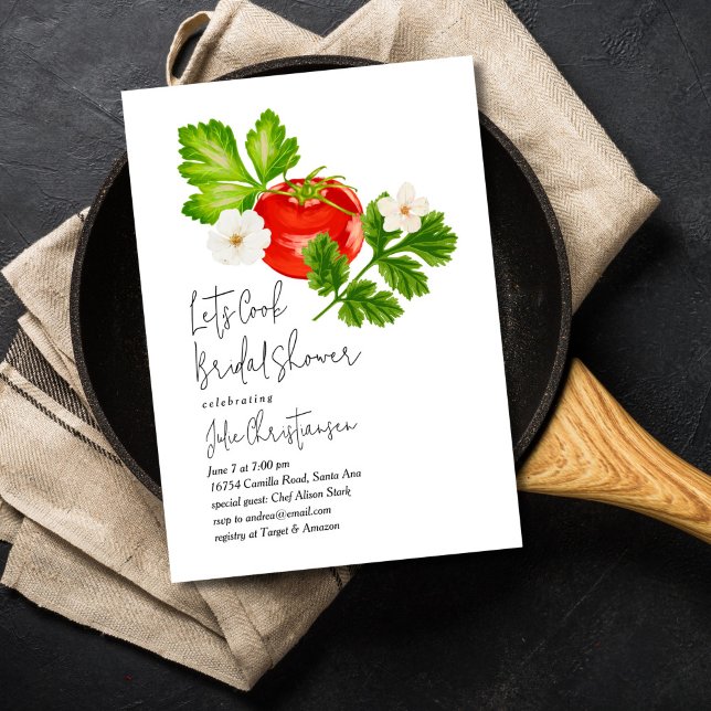 Let's Cook Bridal Shower Invitation (Creator Uploaded)