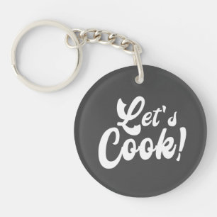 Let's Cook Key Ring