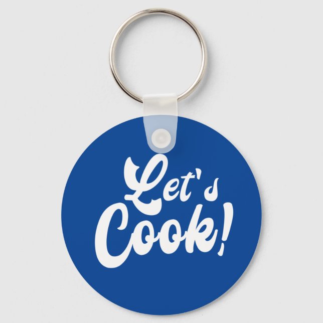 Let's Cook  Key Ring (Front)