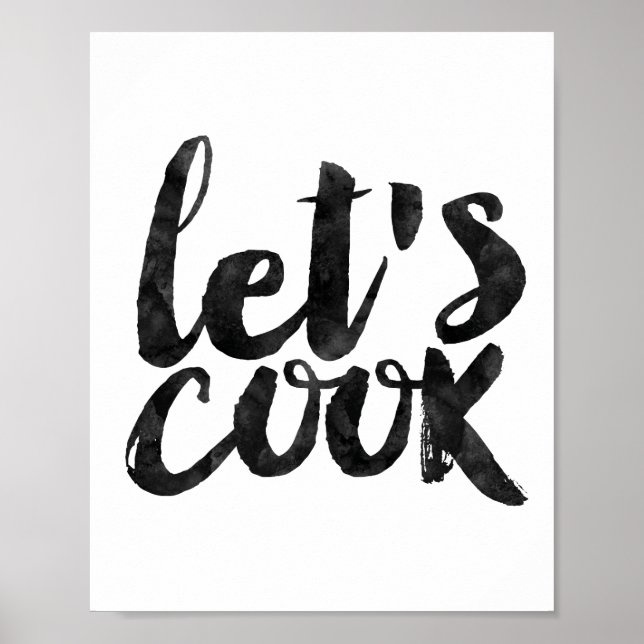 Let's Cook Poster (Front)