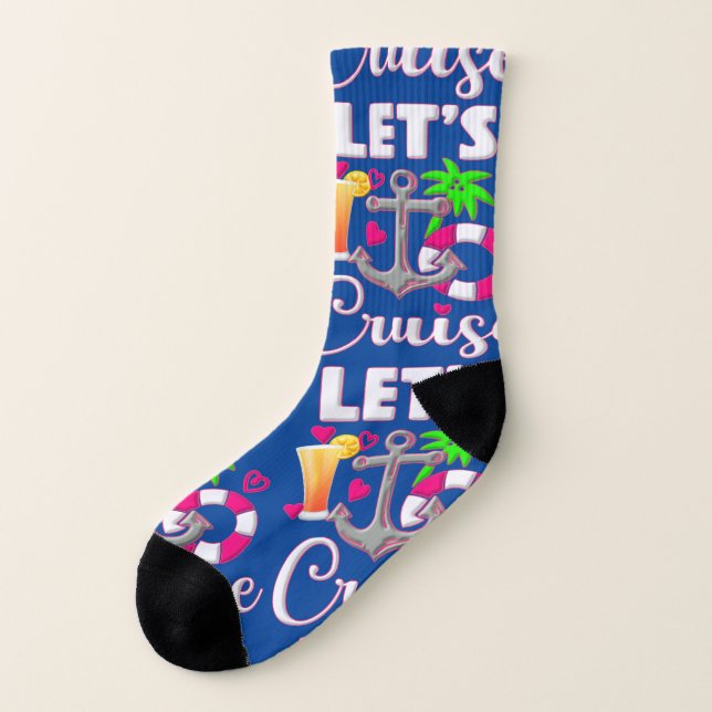 Let's Cruise Leggings Socks (Left Outside)
