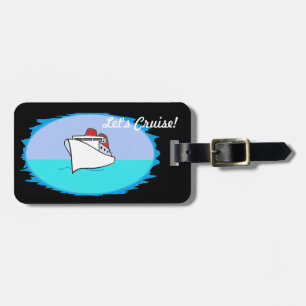Let's Cruise Personalised Luggage Tag