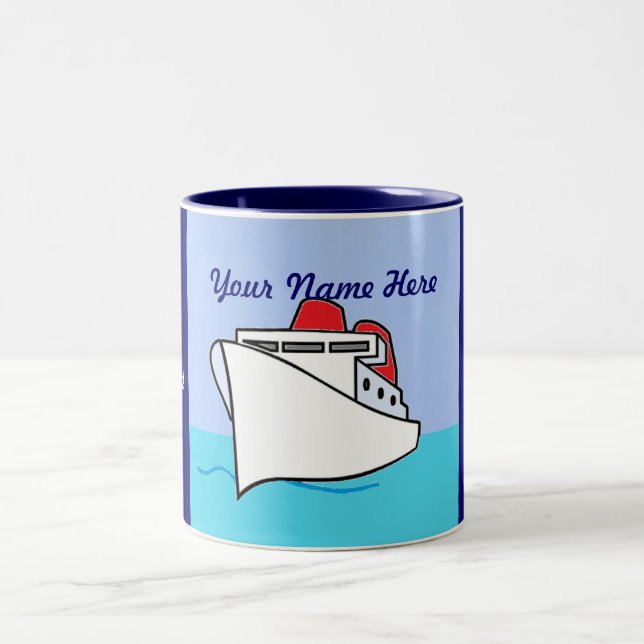 Let's Cruise Personalised Mug (Center)