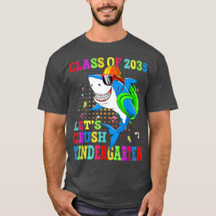 Lets Crush Kindergarten Shark Back To School Class T-Shirt
