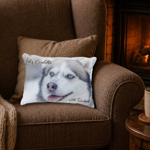 Let's Cuddle Pet Photo Christmas Gift Decorative Cushion