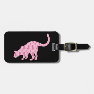 Lets Cure Cancer Cat Luggage Tag