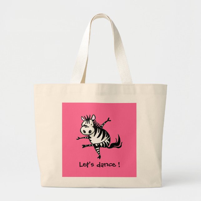 Let's dance ! large tote bag (Front)