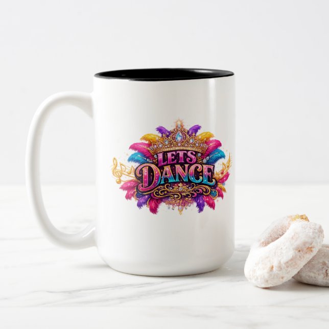 Let's Dance Mug (With Donut)