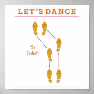 Let's Dance The Foxtrot Poster