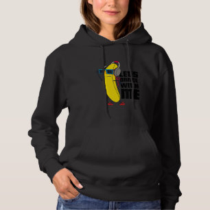 Let's Dance With Me Banana Graphic Designs Fun Hoodie