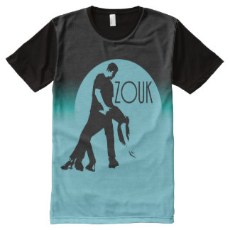 lets dance zouk - blue moon All-Over print T-Shirt