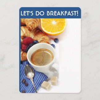 Let's Do Breakfast Invitations