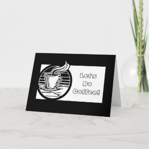 Let's Do Coffee-Customisable Invitation