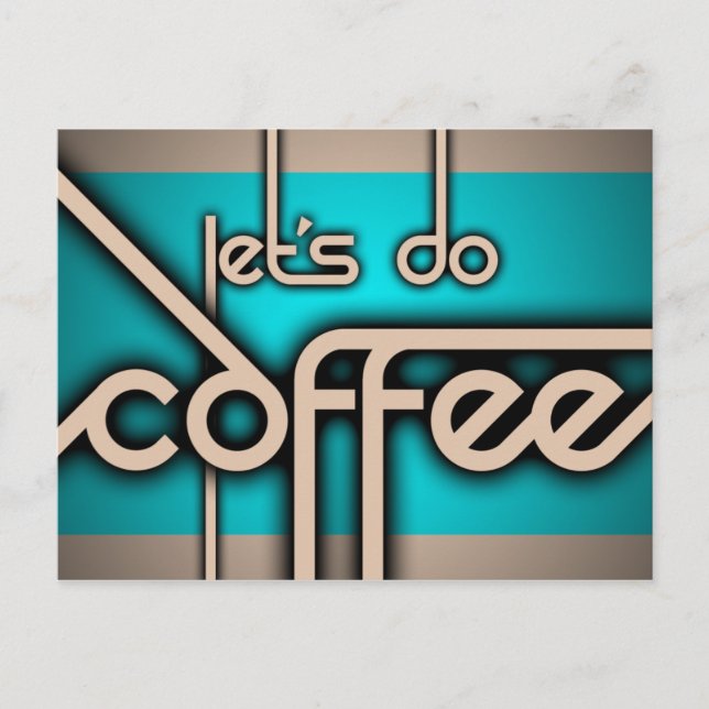 let's do coffee postcard (Front)