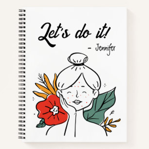 Let's do it checklist personalised  notebook