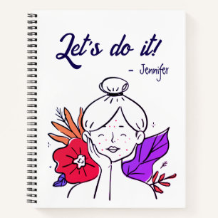 Let's do it checklist personalised notebook