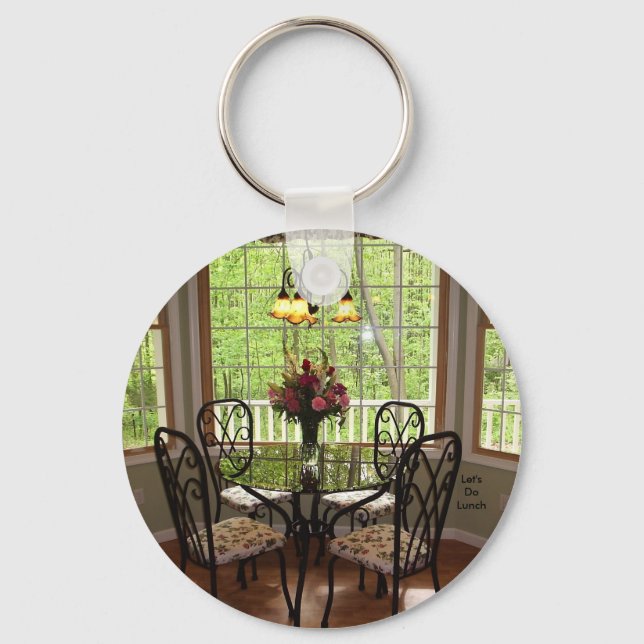 Let's Do Lunch Keychain (Front)