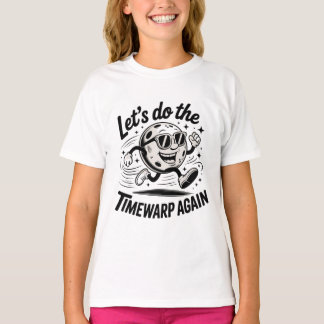 Let's Do The Timewarp Again Retro Moon Design T-Shirt