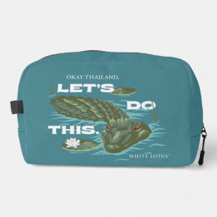 "Let's Do This" Alligator - The White Lotus Dopp Kit
