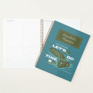 "Let's Do This" Alligator - The White Lotus Planner