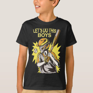 Lets Do This Boys Baseball Sports Player Team Coac T-Shirt