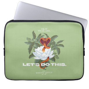 "Let's Do This" Cobra - The White Lotus Laptop Sleeve