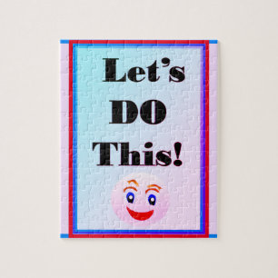 Let's DO This Pink Blue Puzzle