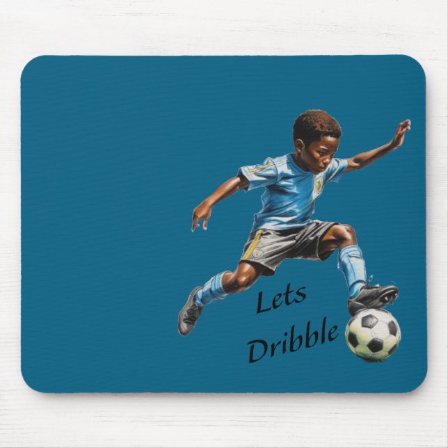 Let's Dribble Mouse Mat (Front)