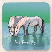 Let's Drink Joy Beverage Coaster