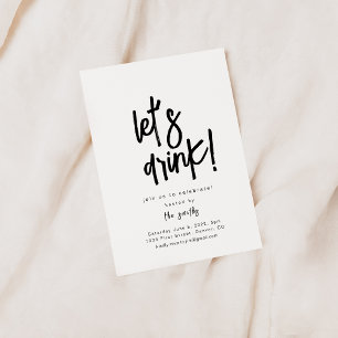 Let's Drink Party Invitation