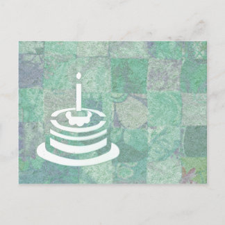 Let's Eat Birthday Cake Postcard