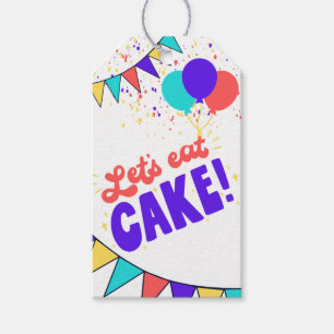 Let's Eat Cake! Gift Tag